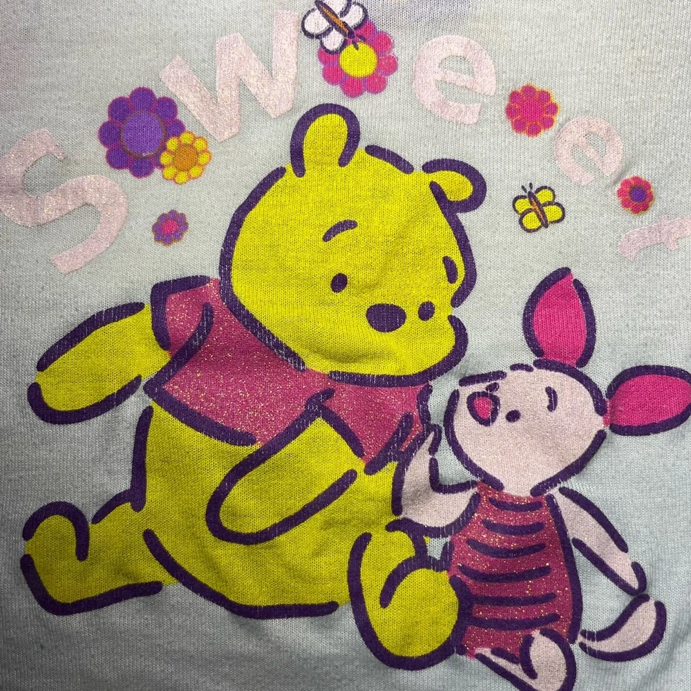 Vintage Disney Winnie the Pooh Piglet PJ Top 2T Sweet Graphic Shirt Toddler‎
